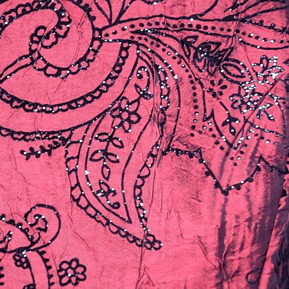 Vtg 90s Whimsical Whimsigoth Dark Romance Vampy Vampire Top Bolero Jacket‎ Sz 16 - Picture 4 of 7